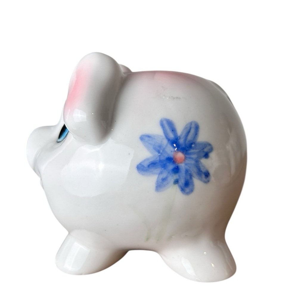 Vintage kitschy ceramic piggy bank, Japan, MCM anthropomorphic style - Picture 3 of 9